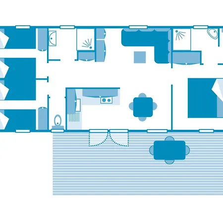 6p 3bdrms Aircon * Saint-Crépin-et-Carlucet